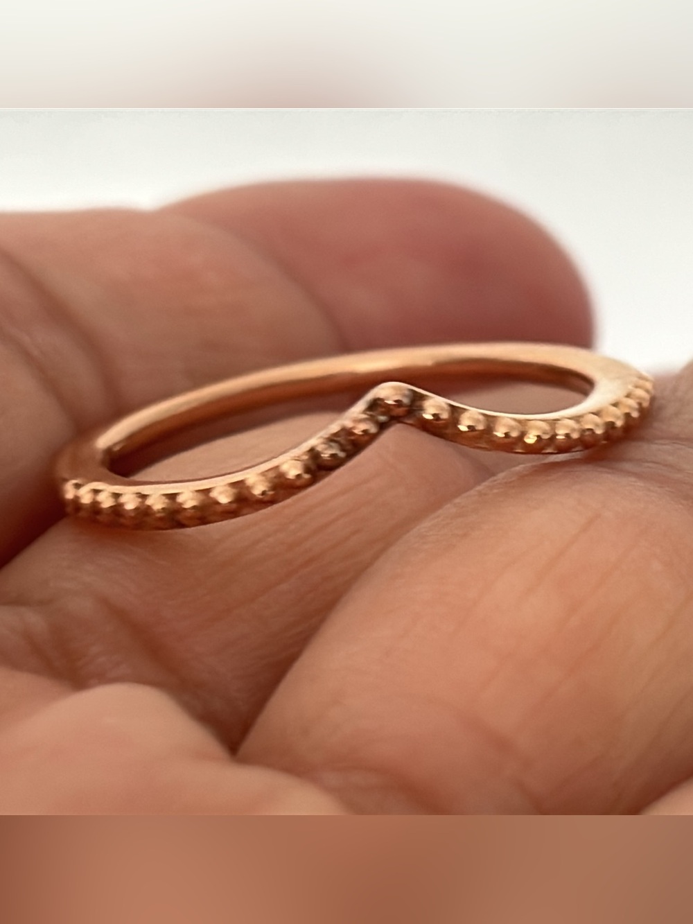 ✨ON HOLD FOR PAIGE✨ Pandora Rose Gold Metal Ring